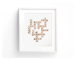 Scrabble Word Game Personalized Custom