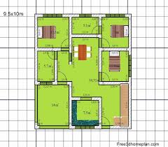 9 5x10m Plans Free Small Home