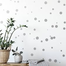 100 Polka Dots Wall Art Sticker Set