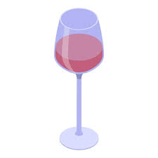 Old Wine Glass Icon Isometric Of Old