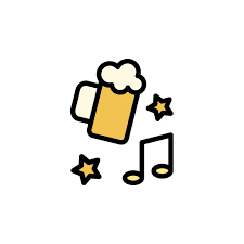 Beer Party Icon Simple Color