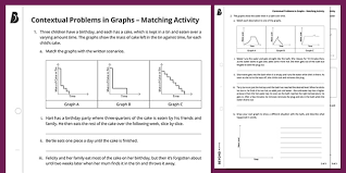 Graphs Matching Activity Ks3 Maths