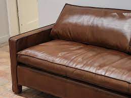 Calf Leather 3 Seater Sofa For At