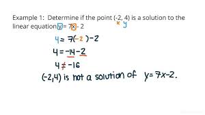 Linear Equation With 2 Variables