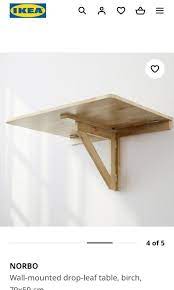 Ikea Norbo Wall Mounted Foldable Table