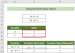 Solve 2 Equations With 2 Unknowns