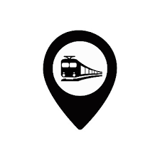 Icon And Symbol For A Train Station Map