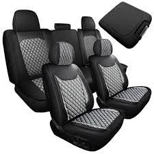 Full Set Leather Car Seat Covers Fits