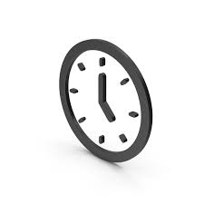 Symbol Clock Black Png Images Psds