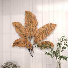 Brown Clutter Palm Leaf Wall Decor