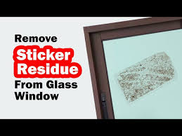 How To Remove Stickers From Glass