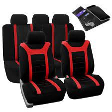 Sports Seat Covers Full Set Fh Group Color Red