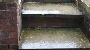 Concrete Steps Stock Footage Royalty