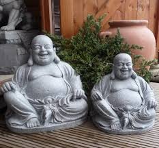 Large Laughing Buddha Granite Effect