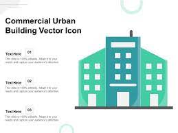 Commercial Urban Building Vector Icon