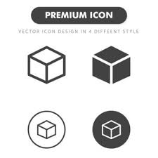 Cube Icon Vector Art Icons And