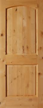 2 Panel Knotty Alder Interior Door With