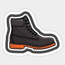 Traveling Shoe Sticker Vector Icon