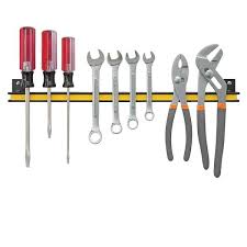 Wall Mounted Magnetic Tool Storage Bar