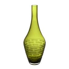 15 Decorative Olive Green Glass Vase