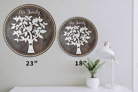 Personalized Circle Family Tree Wall