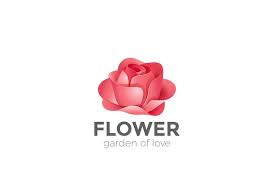 Free Vector Rose Flower Garden Logo Icon