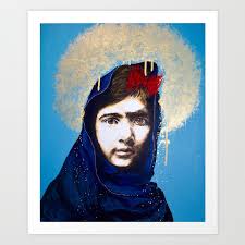 Icon Malala Art Print By Boemo Society6
