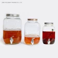 Glass Beverage Dispenser Stainless