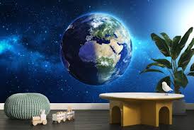 Planet Earth Space Wall Mural Wallpaper