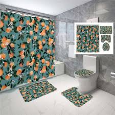Bathroom Shower Curtain Set