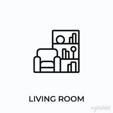 Living Room Icon Vector Living Room