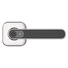 Defiant Satin Nickel Biometric Electronic Lever Door Lock