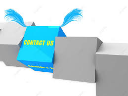 Contact Us On Block Message Icon Cutout