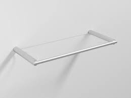 Mirto Glass Bathroom Wall Shelf By De Rosso
