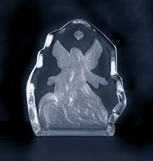 Laser Engraved Pressed Glass Crystal