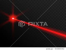 laser beam red light vector laser beam