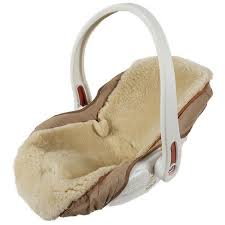 Sheepskin Infant Seat Cover Shoulder