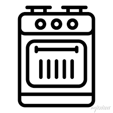 Fire Gas Stove Icon Outline Fire Gas