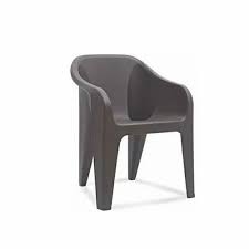 Modern Brown Plastic Garden Chair At Rs