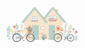 Charming Tiny House Icon With Garden