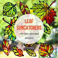 Fall Leaf Suncatchers With Free