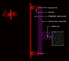 Curtain Wall Dwg Detail For Autocad