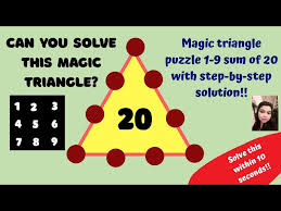Magic Triangle Puzzle