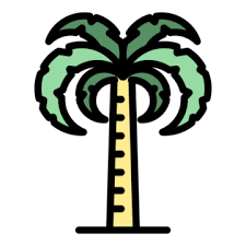 Palm Tree Trees Vector Art Png Vector