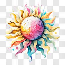 Imaginative Abstract Sun Png