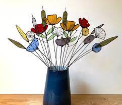 Stained Glass Flower Bouquet