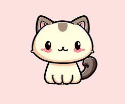 Cute Cat Cartoon Vector Icon