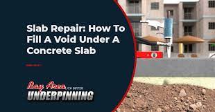 How To Fill A Void Under A Concrete Slab
