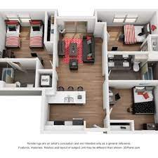 Bed Apartment Icon Plaza Floor Plan