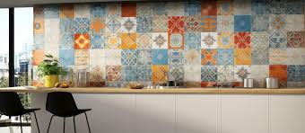 Colorful Kitchen Wall Tiles Design Ing